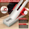 Honing Guide Tool, Aluminum Alloy Chisel Sharpening Holder with Wide