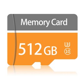 SD Card 512GB MicroSDXC, SDXC Memory Card, Up to 100MB/s Read, 90MB/s Write, Class 10, U3, V60, Expanded Storage for Switch, Gaming Devices, Smartphones, Tablets (512)