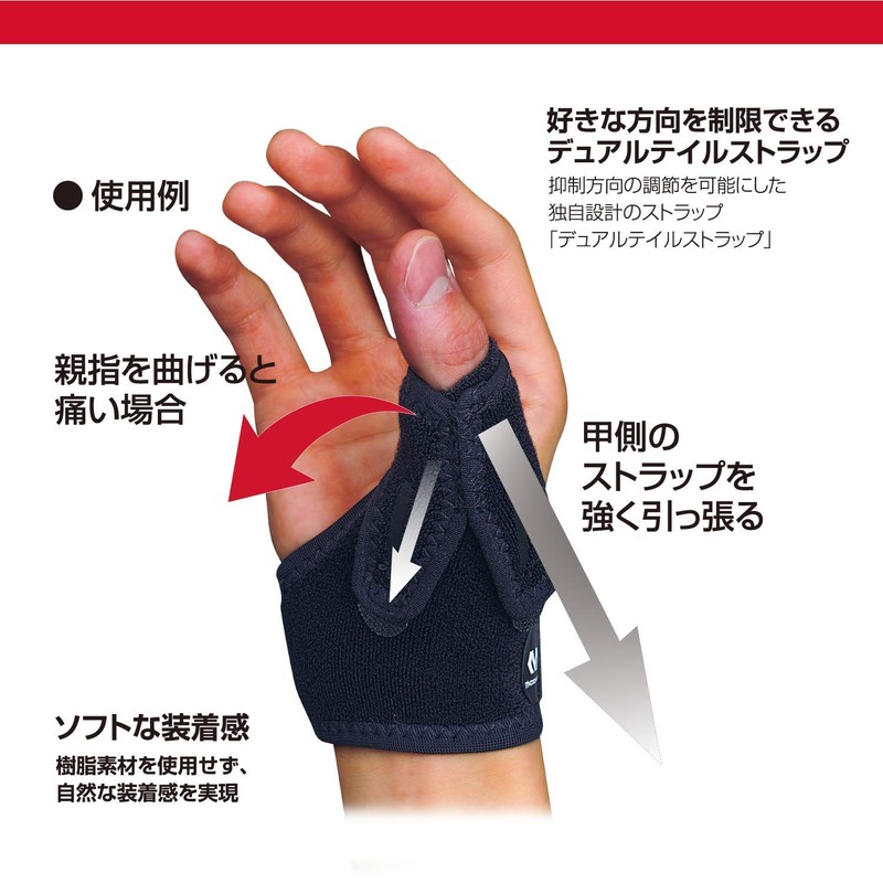 【Official】Tokyo Yakult Yamada Tetsuto Player-Endorsed Brand McDavid Thumb Support, Left