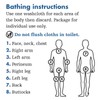 Essential Bath Cleansing Washcloths - 1 Package, 8 Cloths -