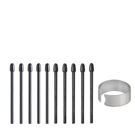 [Pack of 10] Replacement Tips for Wacom One Standard Pen (2023 Edition) for Wacom One 13 Touch (DTH134) / Wacom One 12 (DTC121) / Wacom One M (CTC6110) / Wacom One S (‎CTC4110), Black + Felt