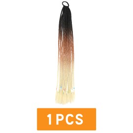 Traziewell Colour Hair Extensions for Braiding Hair Pieces for Women Hair Ponytail Extension Boho Braids Crochet Hair Pieces for Women Goddess Braids Ombre Braids Synthetic Hair Extensions 3006