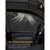 Saleago in-Channel Window Rain Guards Fit for Truck Chevy Silverado/GMC