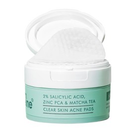 2% Salicylic Acid Zinc PCA & Matcha Tea Clear Skin Acne Pads | Anti Acne Exfoliating Serum Toner Pads for Acne-Prone Skin | For both Women and Men - 40 N (x1)
