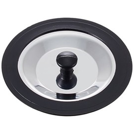 SANEI PH65F-3 Sink Drain Valve Lid for Sanei Drainage Plugs, For Mini Kitchens, 3.4 inches (87 mm), Stainless Steel