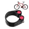 35mm Carbon Fiber Mountain Bike Bicycle Seat Post Clamp Quick