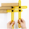 Multi high-precision angle ruler carpentry, joinery and construction folding move,