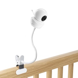 BECEMURU Baby Monitor Mount for Babysense HD S2/ V43 Baby Monitor and Other Baby Monitor with 1/4 Screw Hole, 40cm Flexible Clip Clamp Mount Long Gooseneck Arm