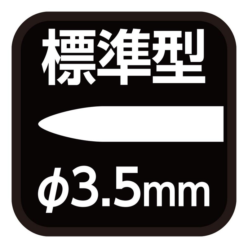 Shinwa Sokutei 73102 Probe, Standard Type, Φ0.14 x 4.3 inches