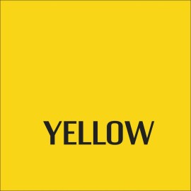 Sticky Fingers Vinyl 12" x 10' (ft) - Yellow - Outdoor, Permanent Adhesive Vinyl for Signs, Decals