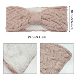 XNIVUIS Pack of 3 Women's Winter Knitted Headband, Hair Band, Ear Warmers, Elastic, Headbands, Knitted Headband, Elastic Headband, Ear Warmer
