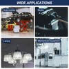 sourcing map 140pcs Wire Thread Insert Kit M3 M4 M5