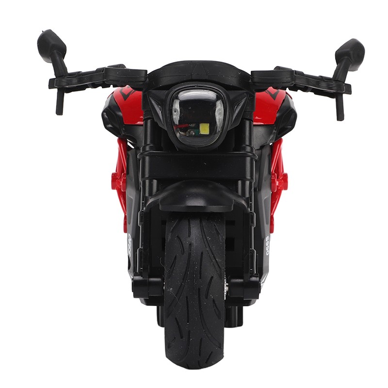 Alloy Motorcycle Model High Simulation Cool Sound Light Pull Back