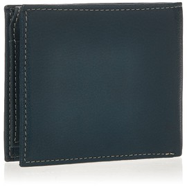 Timberland Men's Leather Wallet with Attached Flip Pocket, Navy (Blix), One Size