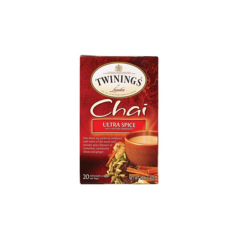 Twining Tea Chai Ultra Spice, 20 ct