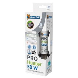 Superfish Pro Heater 50W for Aquariums sized 0-30L (17cm)
