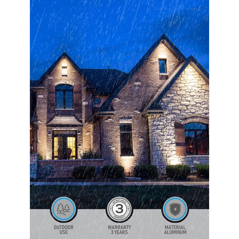 LEONLITE Gutter Mount Bracket for Low Voltage LED Spotlight, 1/2"