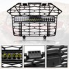 SAUTVS Front Mesh Grill with LED Light Bar for RZR