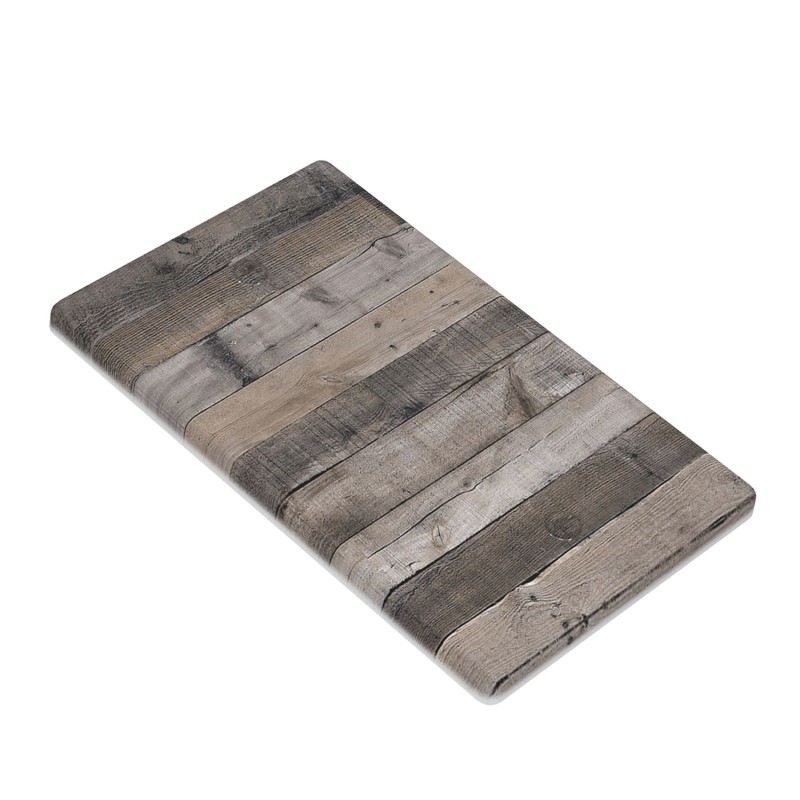 Gray Rustic Wood Blank Wall Plate 1 Gang Switch Plate