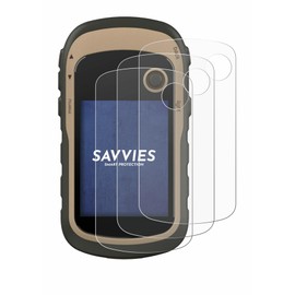 Savvies 6 Pack Screen Protector compatible with Garmin eTrex 32x / 30x / 30 / 20x / 20/10 Protection Film Clear