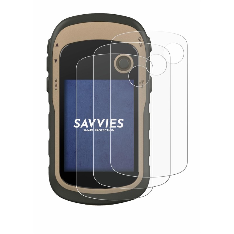 Savvies 6 Pack Screen Protector compatible with Garmin eTrex 32x