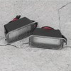 1 Pair DC12V 3200K 18 LEDs Number Plate License Panel