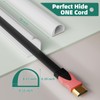 Cord Hider Raceway Kit, 78 inch Wall Cable Hider for