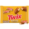 TWIX Fun Size Caramel Cookie Milk Chocolate Bars Individually Wrapped