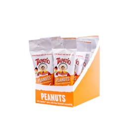 Straight Up Nuts, Tapatio Peanuts with Lime – Hot Peanuts, Spicy Snacks, Travel Size, Salted Peanuts, Individual Packs, Made in USA – 1.5 oz bags, 12-Pack