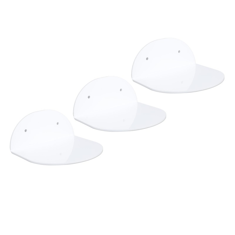 3pcs Wall Speaker Floating Shelves Acrylic Waterproof Wall Mounted Speaker