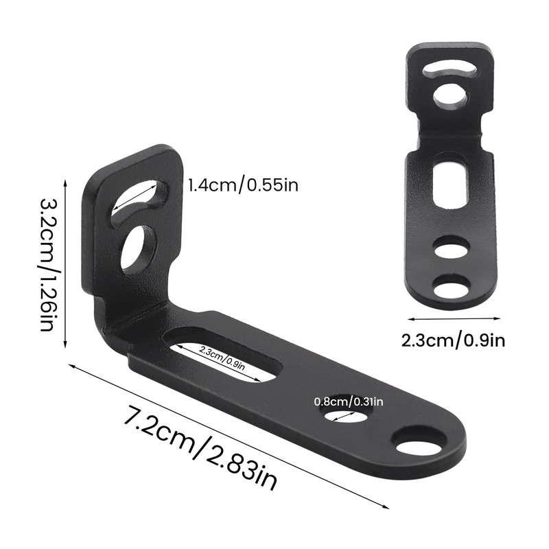 Biqing 2 PCS Bike Stay, 7 Characters, Bike Stay, Clamp