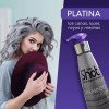 Kolor Shot Profesional Shampoo Matizador Plata Cabello Platinado Y Canas