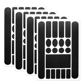YAPKOLV Pack of 4 Bicycle Frame Protection Carbon Sticker Bicycle Protection Paint Damage Frame Sticker Bicycle Frame Protective Film Bicycle Protective Film Sticker for Bicycle Mountain Bike