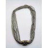 Unbranded A369 CLASSIC Designer Style 9 Strands Silver Cable Chains