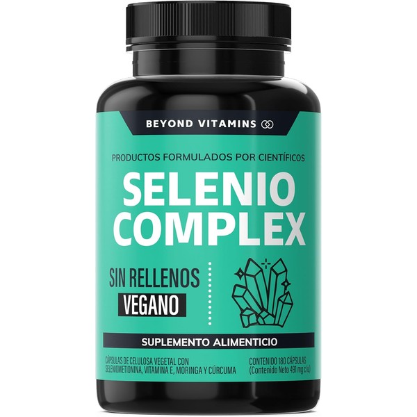 Selenio | Seleniometionina 240mcg, con Vitamina E, Moringa y Raíz