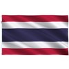 Thailand Flag Large 3x5 Ft, Moderate-Outdoor Both Sides 100D Polyester,Canvas