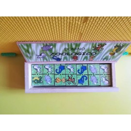 Domino Dominó Zoológico De Madera, Educativo, Didáctico