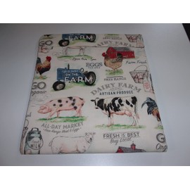 Microwave Potato Bag Life Is Better on The Farm All Cotton Baked Potato Sack Handmade Kitchen Utensil