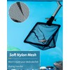 Pawfly 3 Inch Aquarium Fish Net with Telescopic Stainless Steel