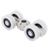 Duokon Shower Door Rollers Sliding Door Rollers 4 Wheels 150kg