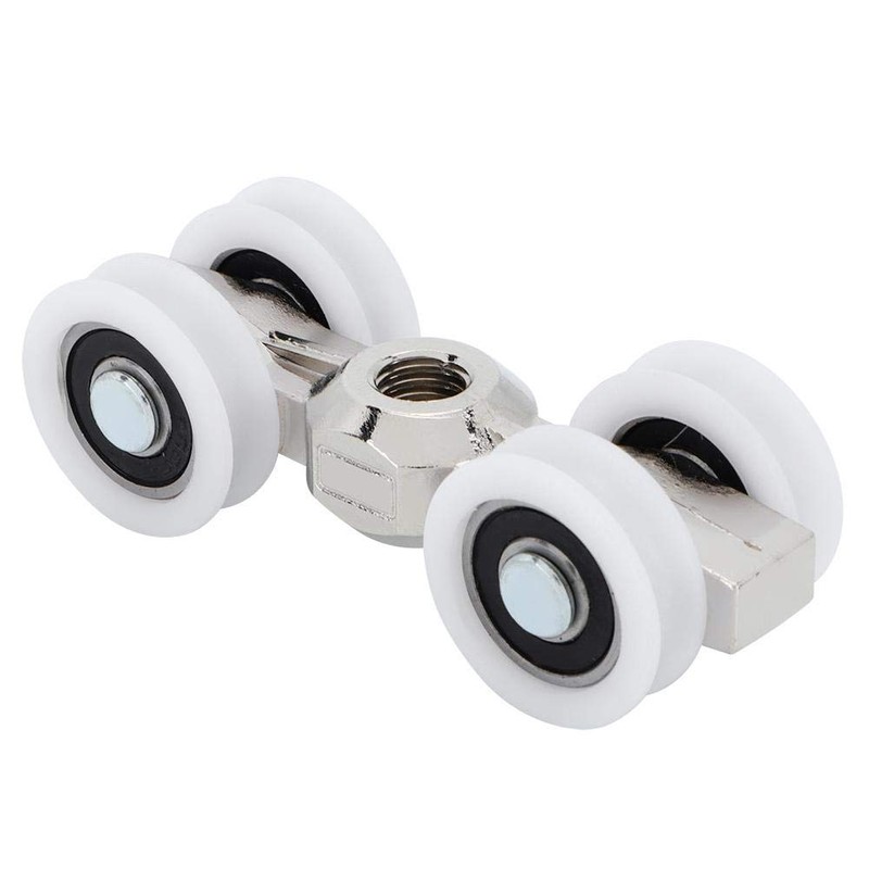 Duokon Shower Door Rollers Sliding Door Rollers 4 Wheels 150kg