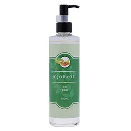 Additive-Free Refined Jojoba Oil 10.1 fl oz (300 ml), Pump Included, Domestic Refined Carrier Oil