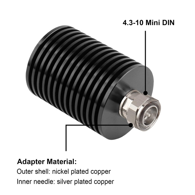 XRDS -RF 50W 4.3-10 Dummy Load, 50 Ohm 4.3-10 Mini