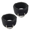 YCYU Padded Ankle Cable Straps for Cable Machine, Ankle Cuffs