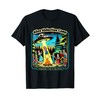 Funny Vintage Alien Abduction Camp UFO Alien T-Shirt