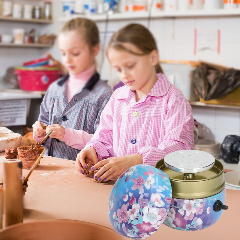 Mini Pottery Wheel Tool, 100‑240V 30W Mini Electric Pottery Wheel