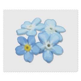 Azeeda 2 x 'Forget Me Not' Mikrofaser-Objektiv- / Brillenreinigungstücher (LC00030422)