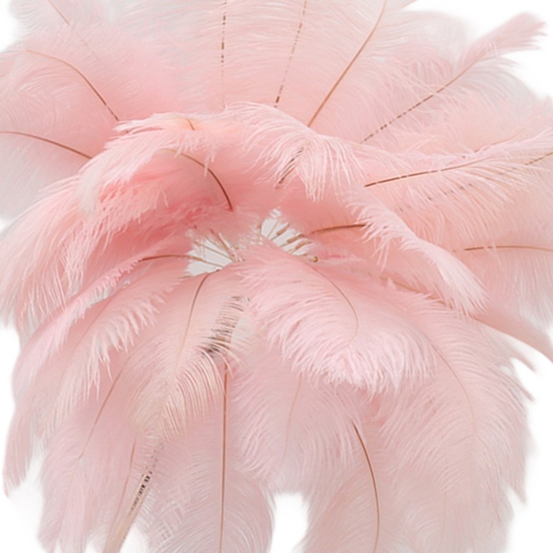Ostrich Feather Table Lamp Rechargeable Modern Romantic Decoration Lamp Bedroom