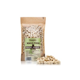 Chandra Whole Foods –Whole Cashew Nuts 1KG -Low-GI Quality Raw Deshelled Cashew Nuts for Snacking, Curries, Smoothies, Baking, Cooking & Gravies - Gluten-Free & Keto, Rich in Protein, Vitamins & Fibre