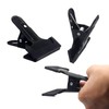 2 Pack 4-1/4" Heavy Duty Spring Clamps Clips, Black Metal